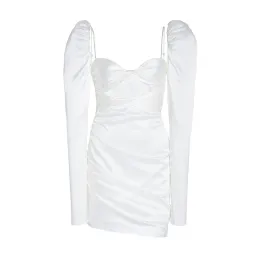 The Bar Twist Mini Dress Ivory Size AU 6 for rent on The Volte - image 4