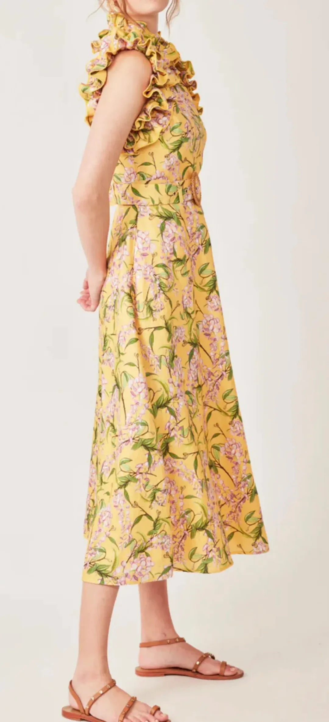 Torannce Sedgwick Midi Dress Floral Size 14 for rent on The Volte - main image
