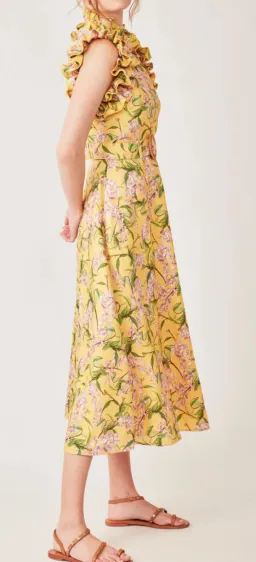 Torannce Sedgwick Midi Dress Floral Size 14 for rent on The Volte - image 3