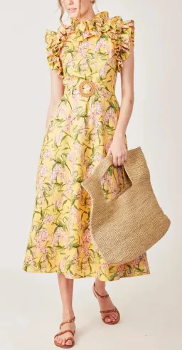 Torannce Sedgwick Midi Dress Floral Size 14 for rent on The Volte - image 4