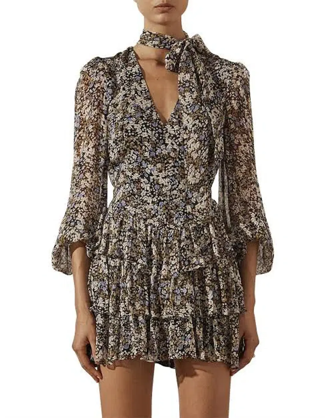 Shona Joy Valentina Dress Floral Size 6 for rent on The Volte - main image