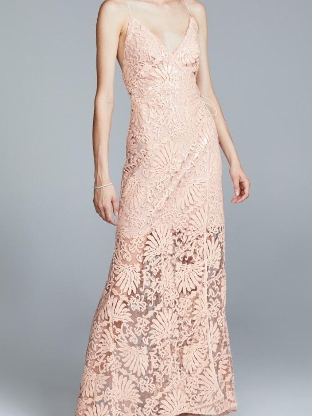 Maria Lucia Hohan Gown Pink/Nude Size 10 for rent on The Volte - main image
