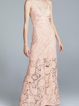 Maria Lucia Hohan Gown Pink/Nude Size 10 for rent on The Volte - image 1