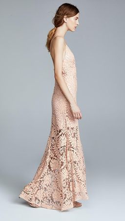 Maria Lucia Hohan Gown Pink/Nude Size 10 for rent on The Volte - image 2