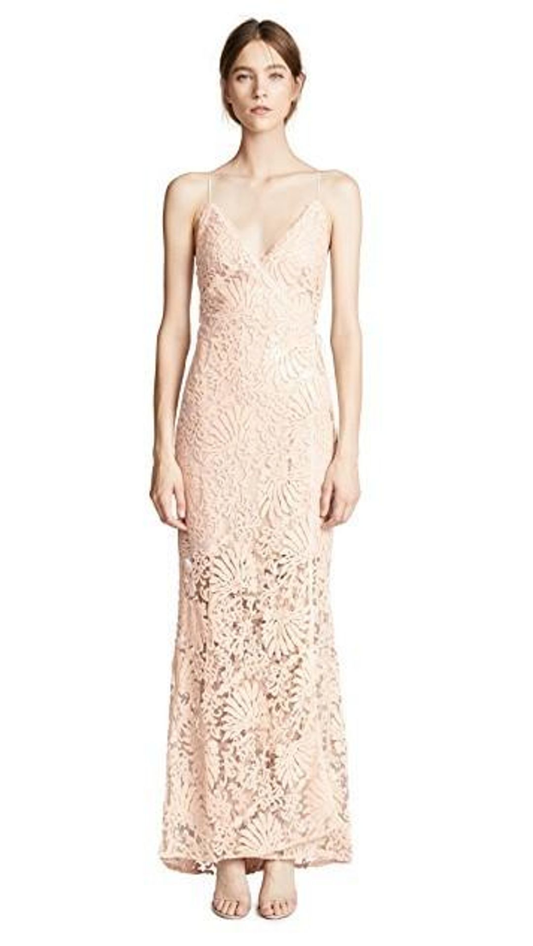 Maria Lucia Hohan Gown Pink/Nude Size 10 for rent on The Volte - main image