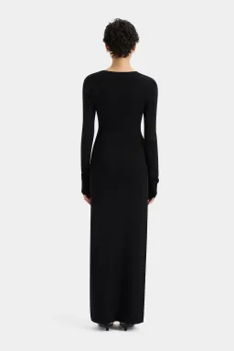 Sir the Label Kinetic Beaded Maxi Dress Black Size 0/ AU 6 for rent on The Volte - image 3