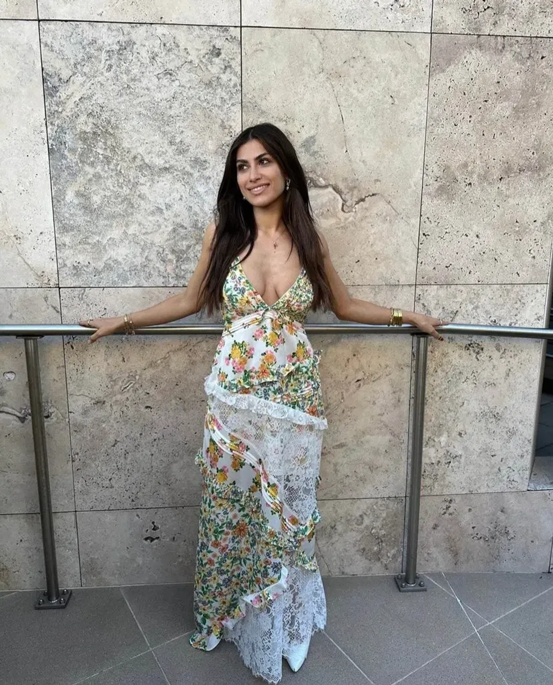 For Love and Lemons Rosalyn Dress Floral Size S / AU 8  for rent on The Volte - main image