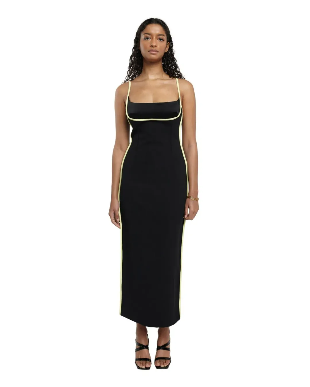 Paris Georgia Florian Dress Black Size AU 14 for rent on The Volte - main image