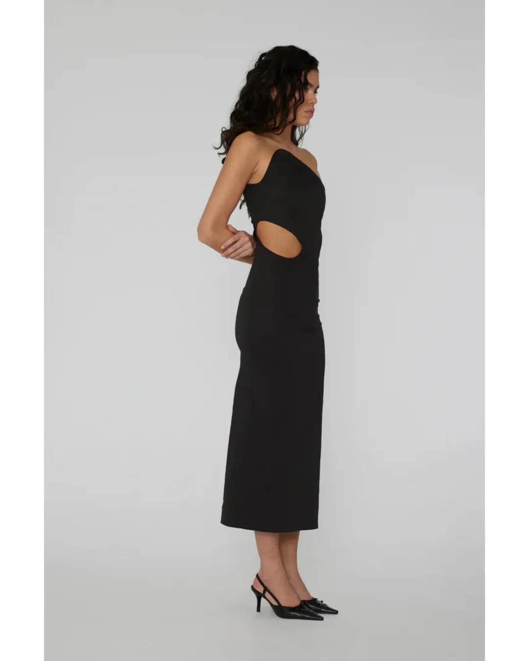 Elaine Hersby Pippa Dress in Black Size S / AU 8 for rent on The Volte - main image
