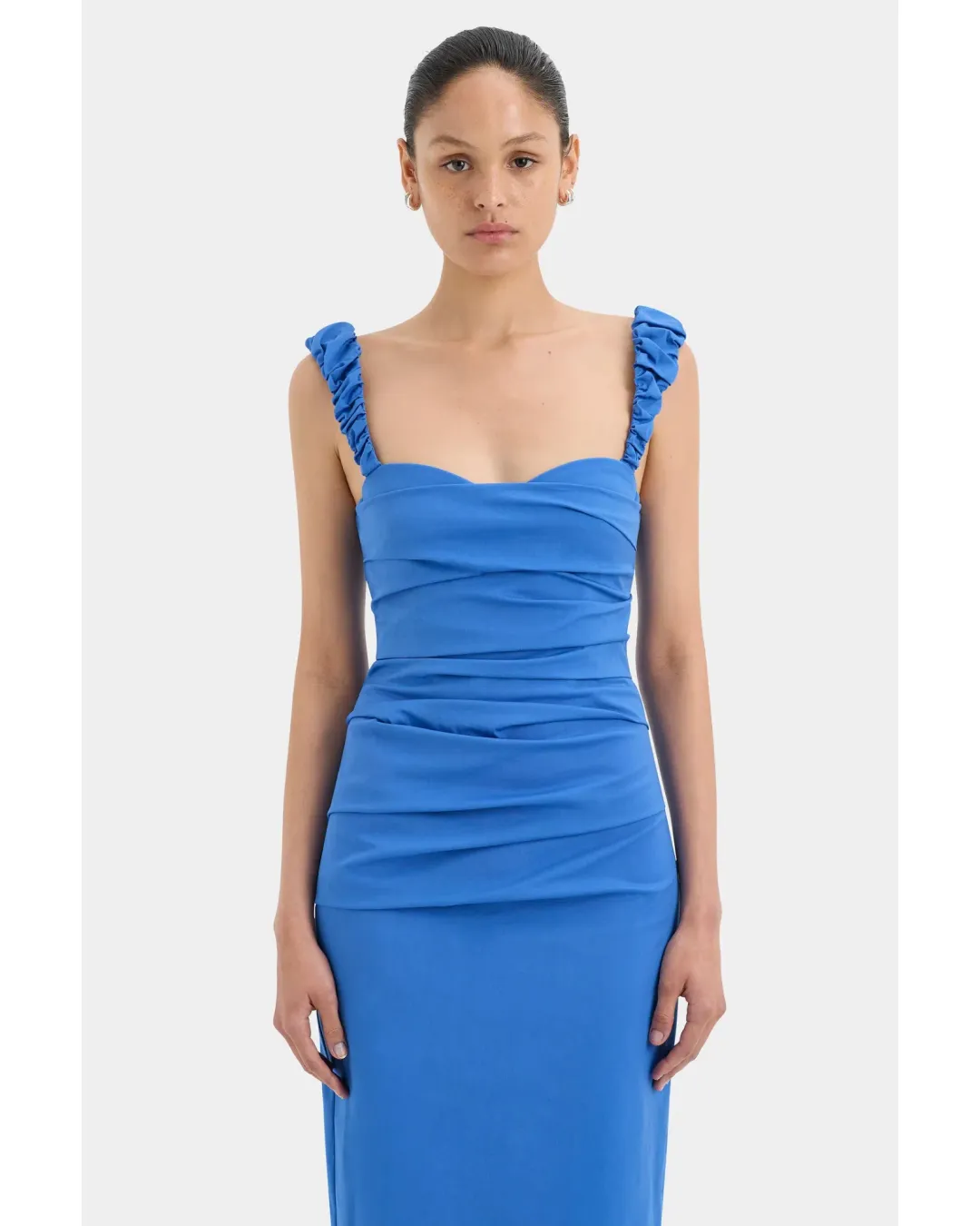 Sir The Label Azul Balconette Gown Cobalt Size AU 2 / AU 10 for rent on The Volte - main image