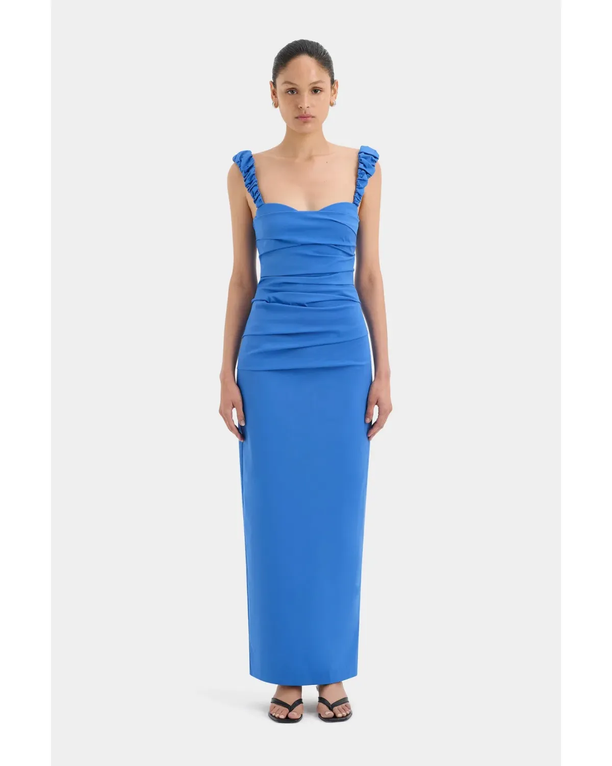 Sir The Label Azul Balconette Gown Cobalt Size AU 2 / AU 10 for rent on The Volte - main image