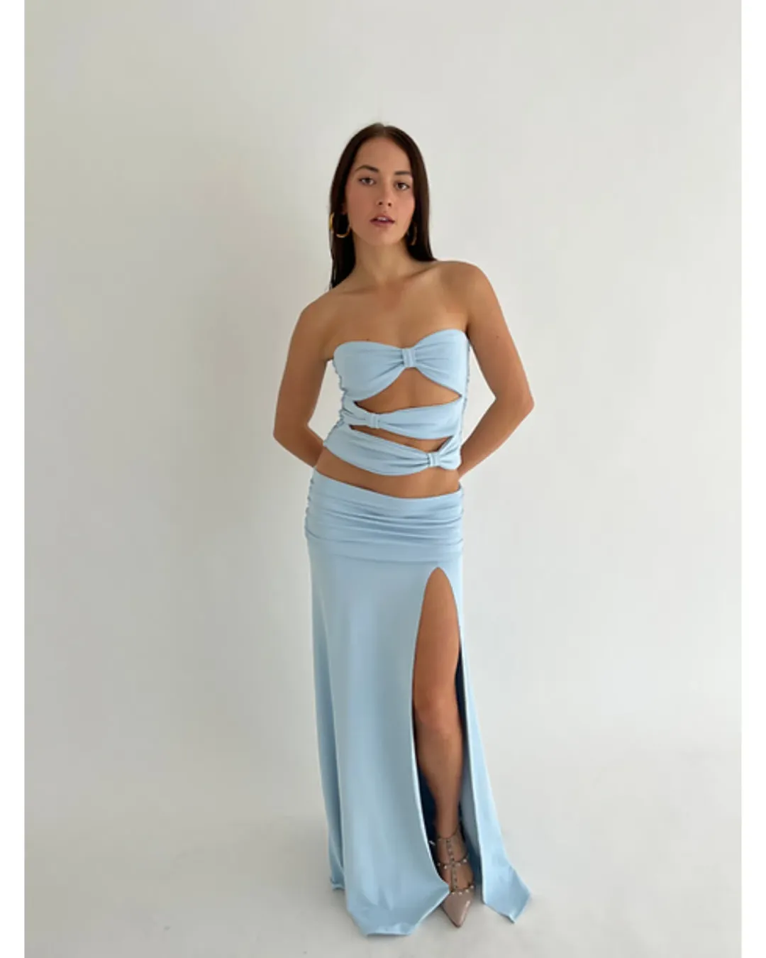 Mode Mila Remi Set Ice Blue Size S / AU 8 for rent on The Volte - main image