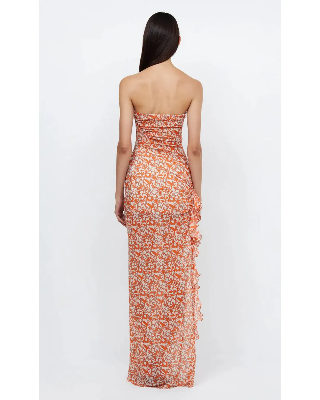 Bec & Bridge Firefly Strapless Maxi Dress Fiesta Floral Size AU 6 for rent on The Volte - main image