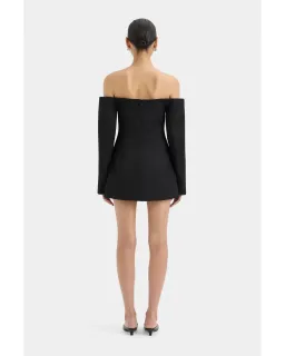 Sir The Label Sandrine Mini Dress Black Size AU 4-6 for rent on The Volte - image 4