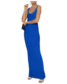 Herve Leger Bandage Gown Blue Size XS / AU 6  for rent on The Volte - image 1