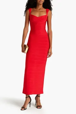 Herve Leger Bandage Gown Papaya Size XS / AU 6 for rent on The Volte - image 1