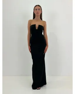 Natalie Rolt Cherie Gown Black Size 1 / AU 8 for rent on The Volte - image 1