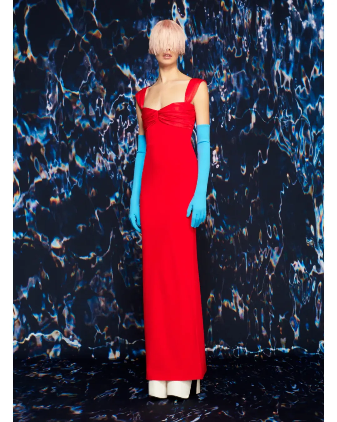 Solace London Calluna Maxi Dress in Red Size AU 4 for rent on The Volte - main image