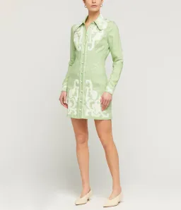 Alemais Ruby Applique Mini Dress Mint Size 8 for rent on The Volte - image 1