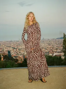 Realisation The Gia Maxi Dress Animal Print Size M / AU 10 for rent on The Volte - image 1