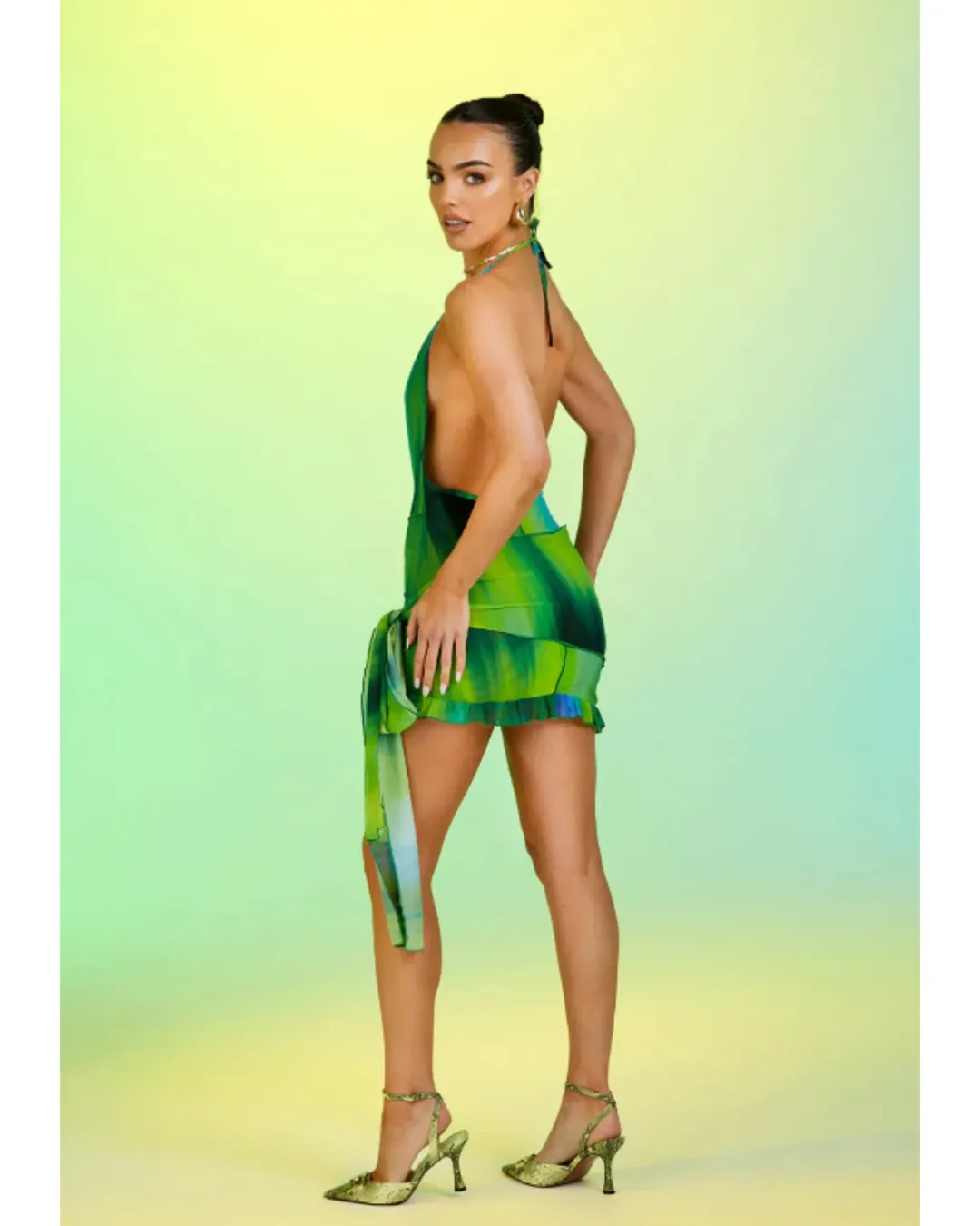 Murci Eden Mini Dress Multi Size 6 for rent on The Volte - main image