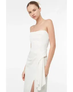 Manning Cartell Asymmetrical Games Gown White Size AU 8 for rent on The Volte - image 2