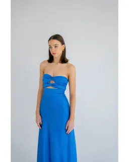 HNTR The Label Inka Gown Blue Size S / AU 8 for rent on The Volte - image 2