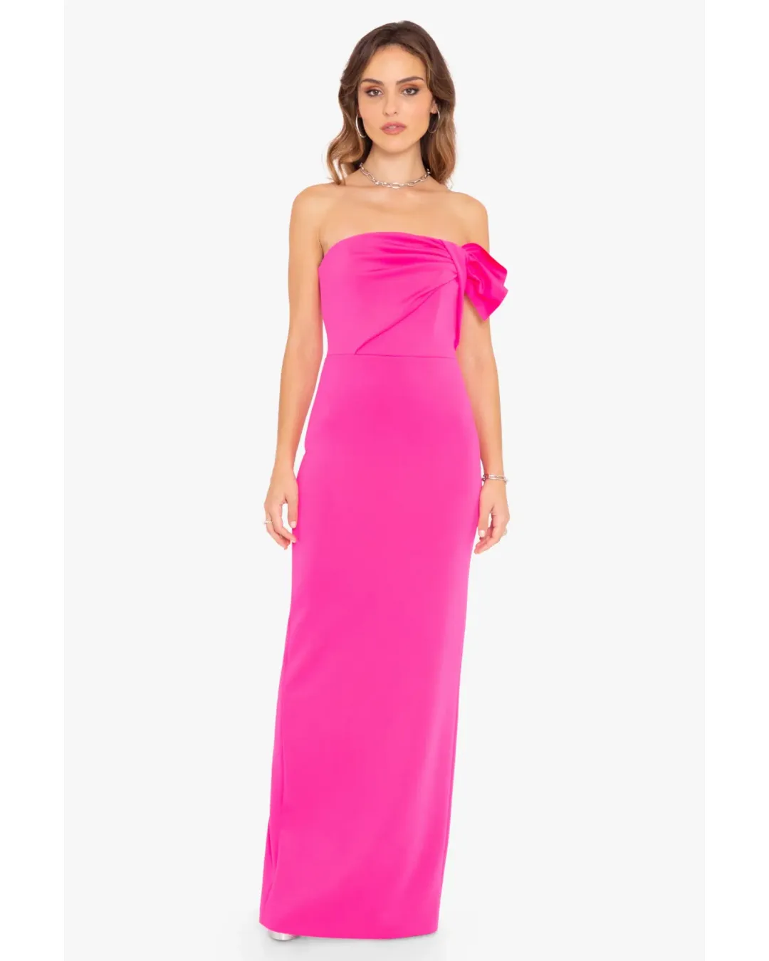 Black Halo Divina Gown Iconic Pink Size XS / AU 6 for rent on The Volte - main image