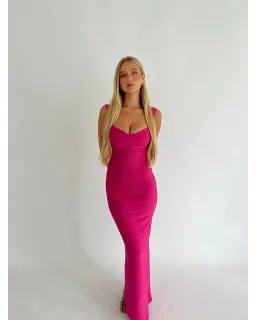 Herve Leger Bandage Gown Pink Size S / AU 8 for rent on The Volte - image 1