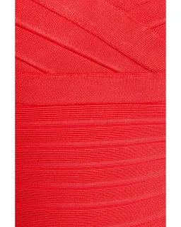 Herve Leger Bandage Gown Papaya Size XS / AU 6 for rent on The Volte - image 4