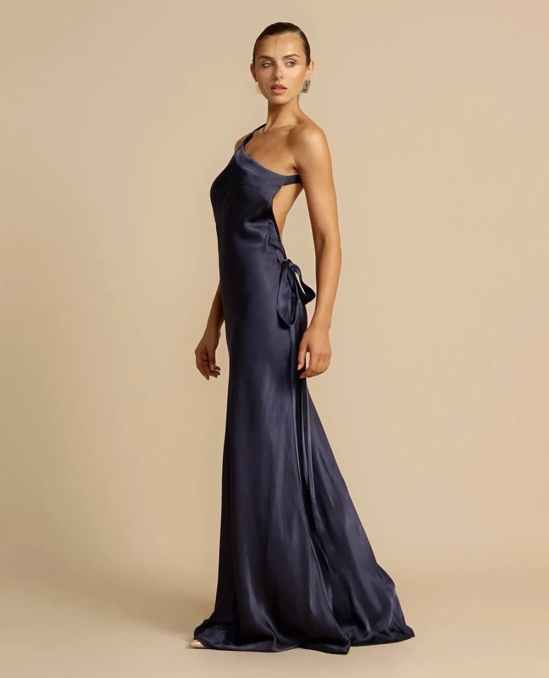 Arcina Ori Monique Maxi Dress Navy Size XS / AU 6 for rent on The Volte - main image