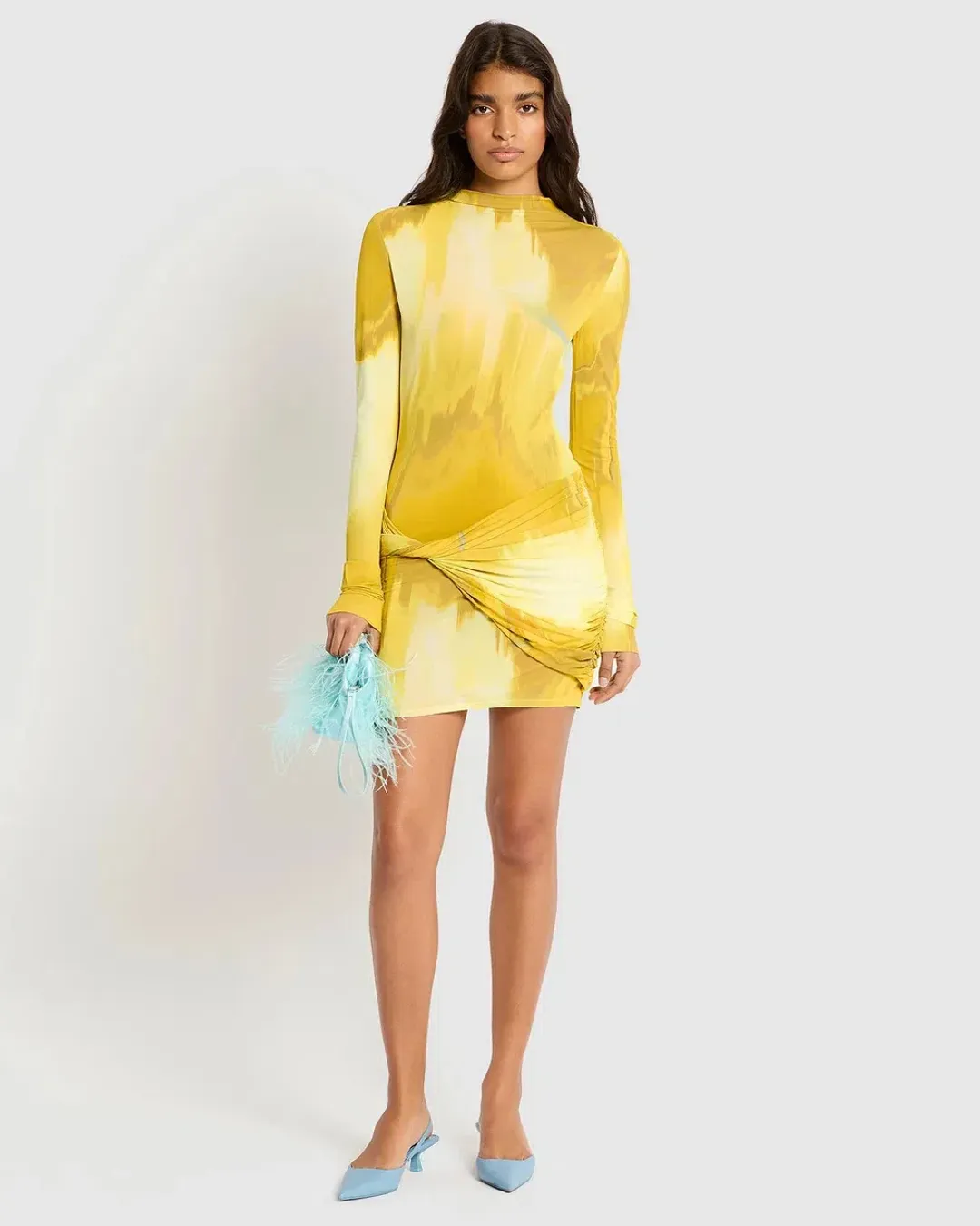 Sass & Bide Ombré Abyss Mini Dress Print Size M / AU 10 for rent on The Volte - main image