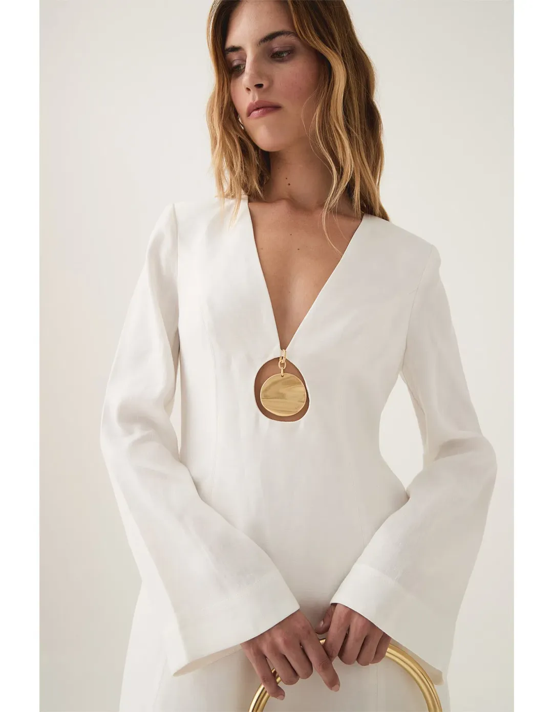 AJE BETTINA PENDANT MINI DRESS for rent on The Volte - main image