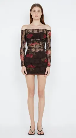 BEC & BRIDGE DESERT ROSE LONG SLEEVE MINI DRESS SIZE 10 for rent on The Volte - image 1