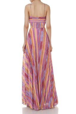 AMUR Janet Cutout Pleated Evening Dress Gown size 8 for rent on The Volte - image 3