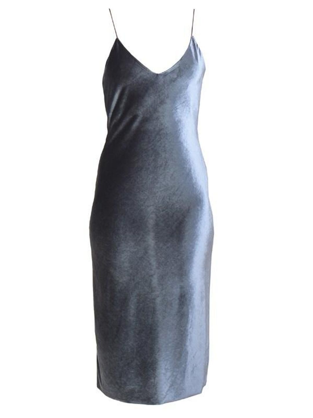 Bec & Bridge Shadow Velvet Dress Blue Size AU 8 for rent on The Volte - main image