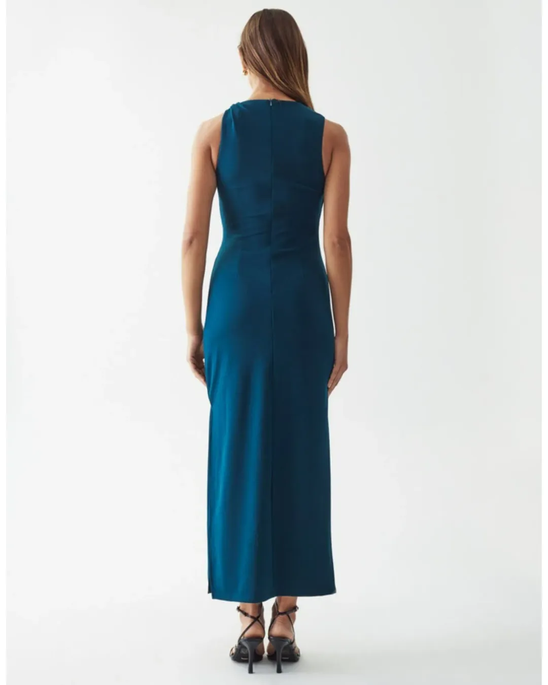 Calia Collection Damiana Midi Dress Teal Size AU 8 for rent on The Volte - main image