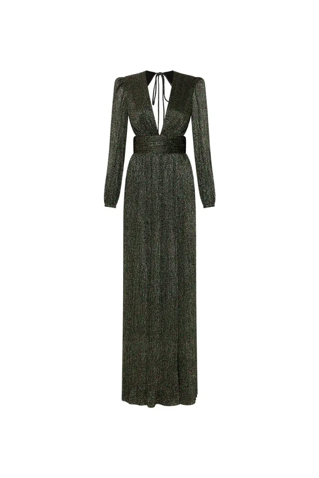 Rebecca Vallance Giverny Long Sleeve Gown in Green Size AU 12 for rent on The Volte - main image