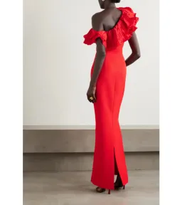 Rebecca Vallance | Chiara Gown | Red | Size 8 for rent on The Volte - image 3