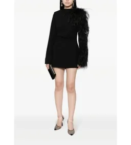 Rachel Gilbert Reina Mini Dress Black Size 3/AU12 for rent on The Volte - image 1