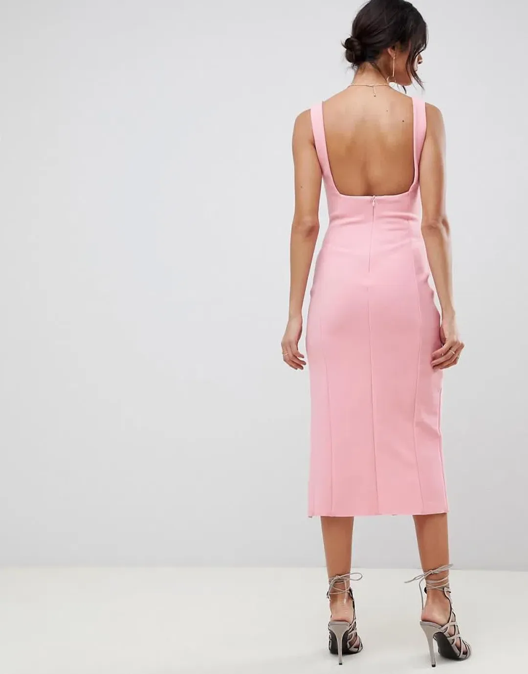 Bec & Bridge Hibiscus Islands Midi Dress Pink Size AU 8 for rent on The Volte - main image
