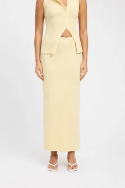 Kookai Bec Button Tank Size 36 and Carter Maxi Skirt Size 34 Set Butter for rent on The Volte - image 2