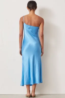 Bec & Bridge Frederic Midi Dress Blue Size AU 6 for rent on The Volte - image 2