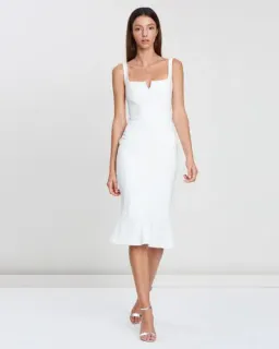 Rachel Gilbert Anneke Dress Ivory Size 8 for rent on The Volte - image 1