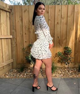 Shieke Dress - White & Black Size 6 for rent on The Volte - image 2