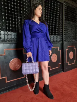 Bottega Veneta Chain Padded Cassette Bag Purple for rent on The Volte - image 5