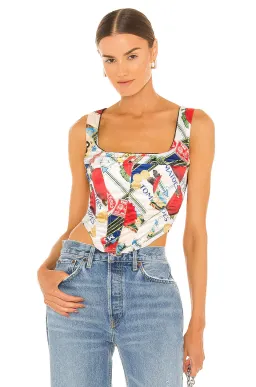 Miaou Campbell Corset and Moni Skirt Set in Figaro Size XS / AU 6 for rent on The Volte - image 1