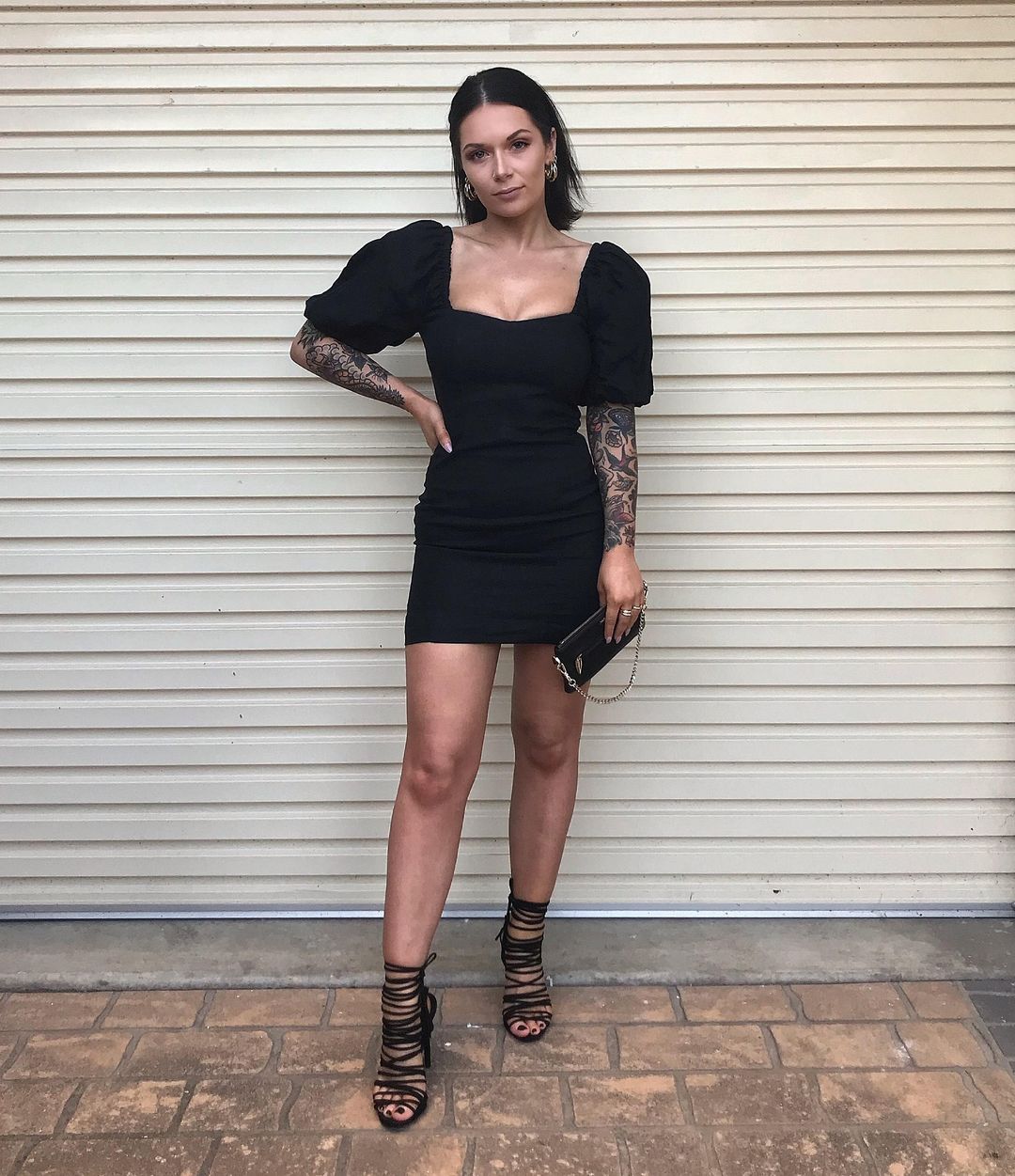 Bec & Bridge Love Addiction Mini Dress Black Size AU 6 for rent on The Volte - main image