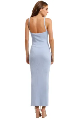Bec & Bridge Lola Midi Dress Sky Blue Size 6 for rent on The Volte - image 4