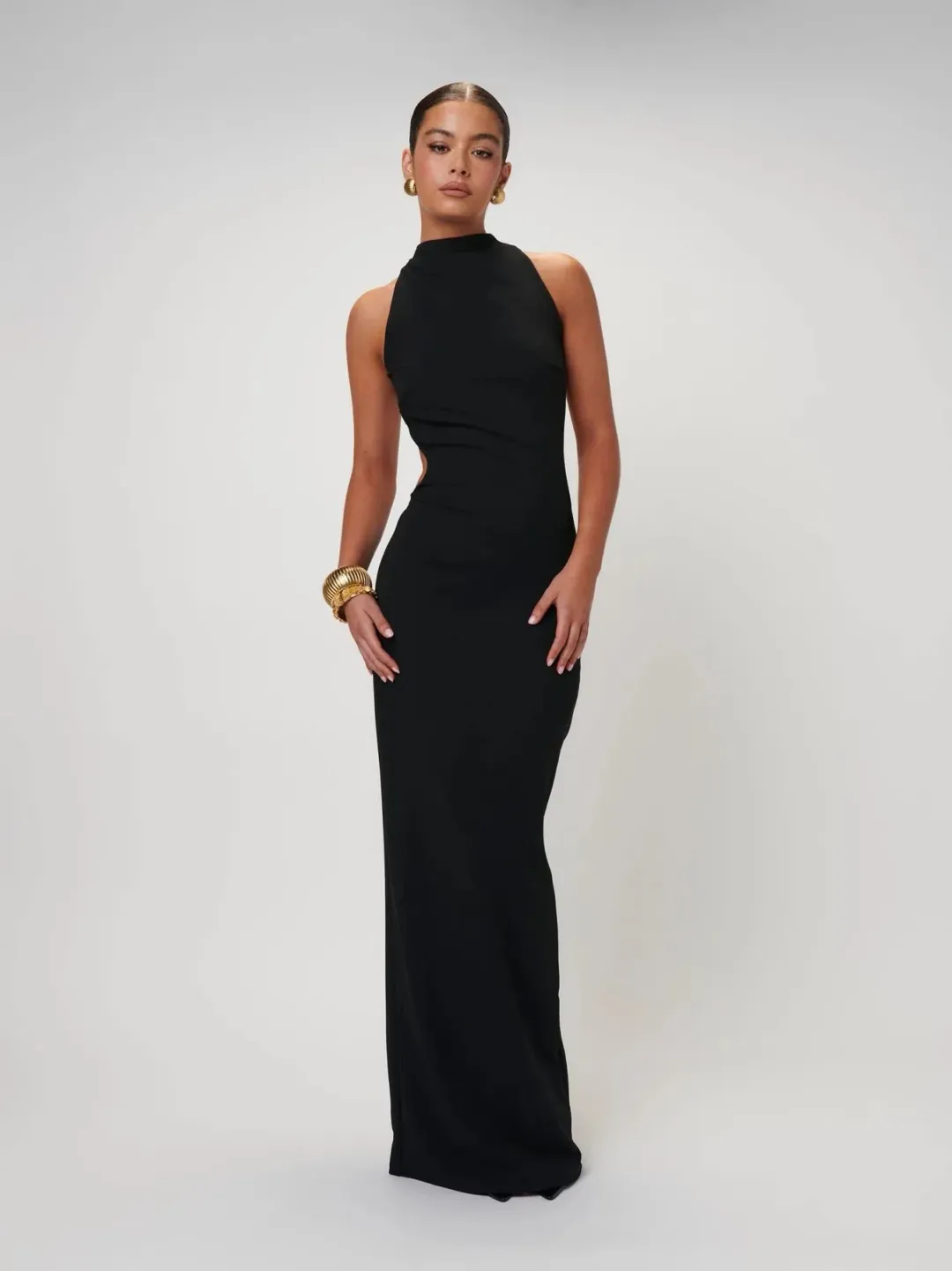 Effie Kats Ambre Gown in Black Size S / AU 8 for rent on The Volte - main image